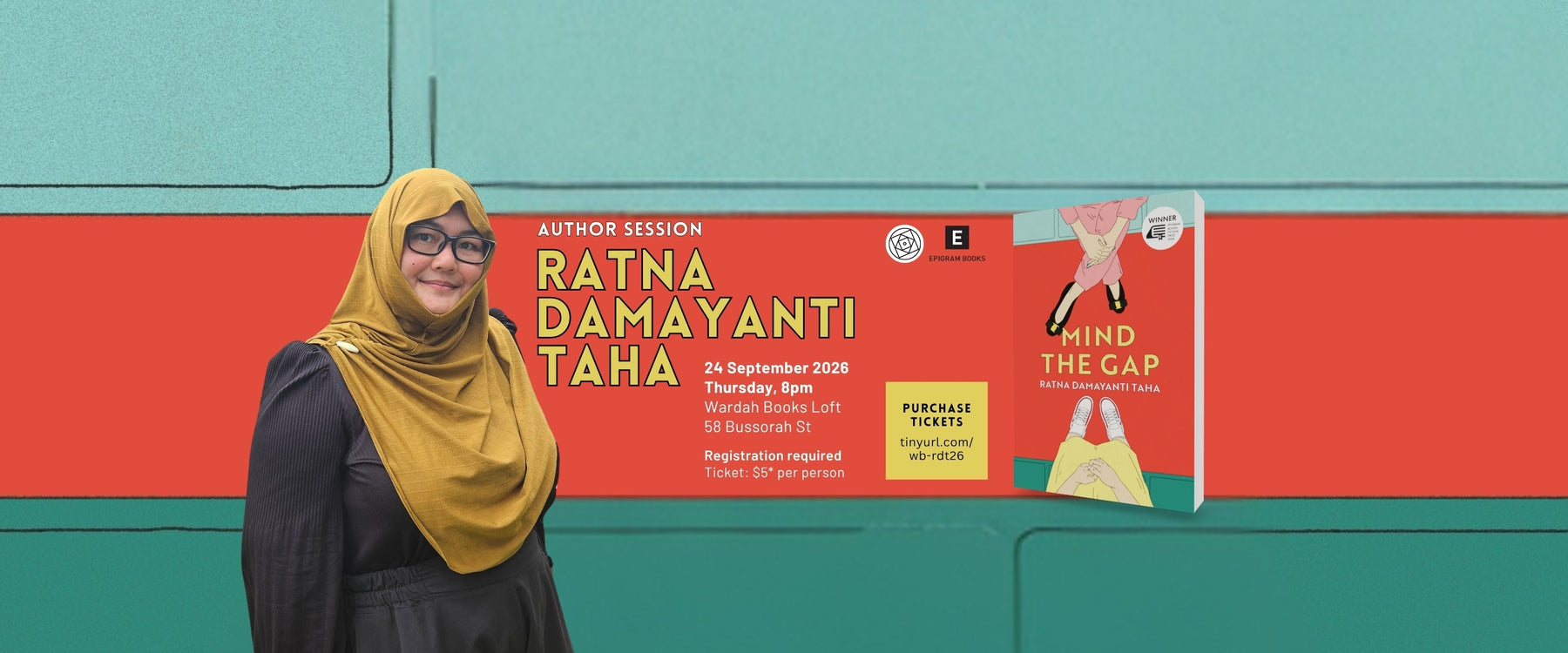 Author Session: Ratna Damayanti Taha (Mind the Gap)