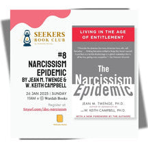 Seekers Book Club: The Narcissism Epidemic