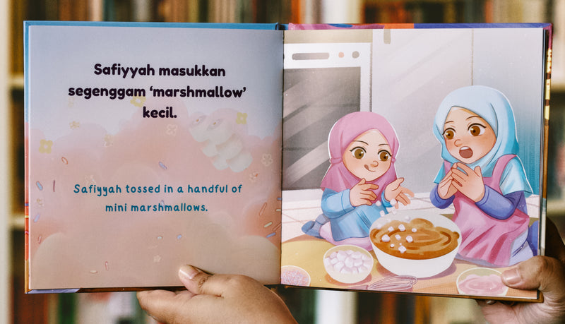 Si Comel Pembuat Kek Bilingual Malay - English
