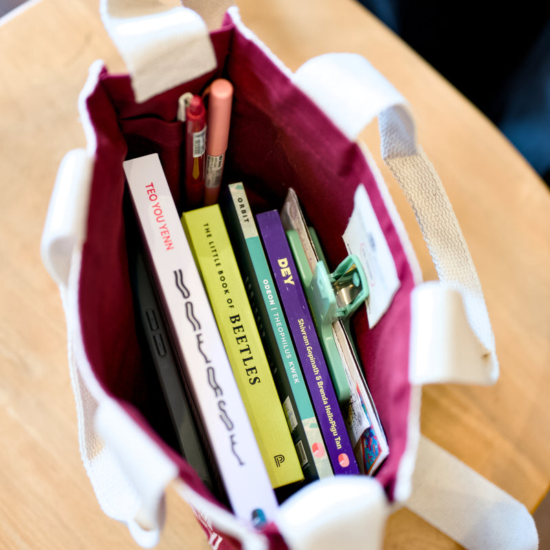 Wardah Books Canvas Mini Tote