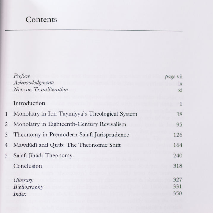 Salafi Political Theology